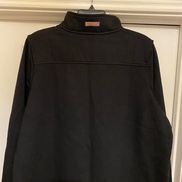 Vineyard Vines Men’s Long Sleeve Zipped Pullover. Size XL. Color black - Picture 3 of 8